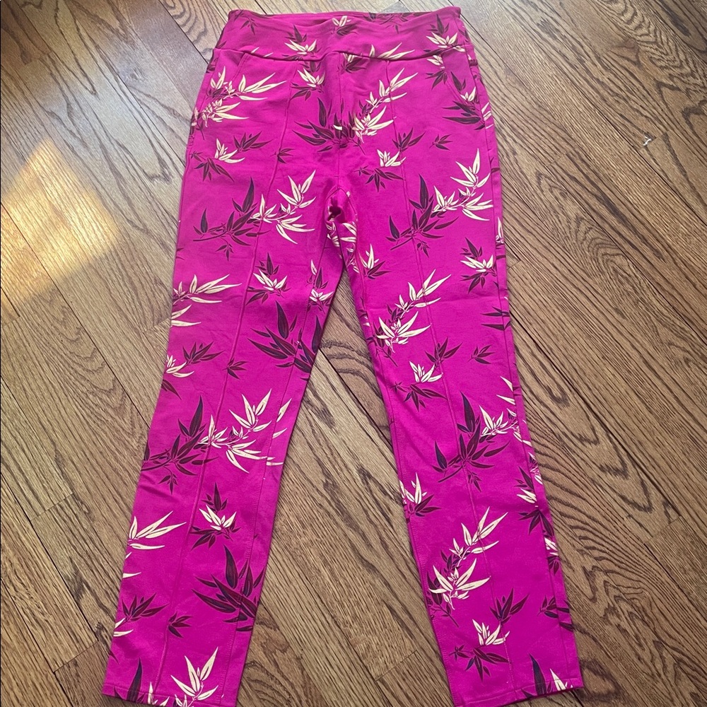 Soft Surroundings Emiko Ponte Pants Fuchsia/Pink Size XS NWOT - Picture 3 of 8